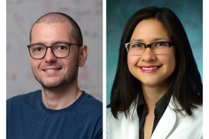 Headshots of Mathias Unberath and Therese Canares.