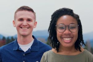 Headshots of Orion Weller and Ama Koranteng.