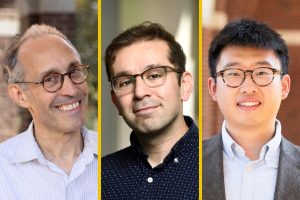 Headshots of Jason Eisner, Daniel Khashabi, and Ziang Xiao.