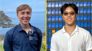 Headshots of Andreas Jaramillo and Nicolas Liu.