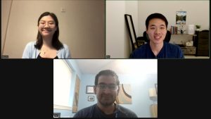 The CodaHx team on a Zoom call.