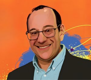 Illustration of Mark Dredze.