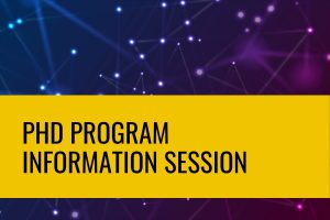 PhD Program Information Session.