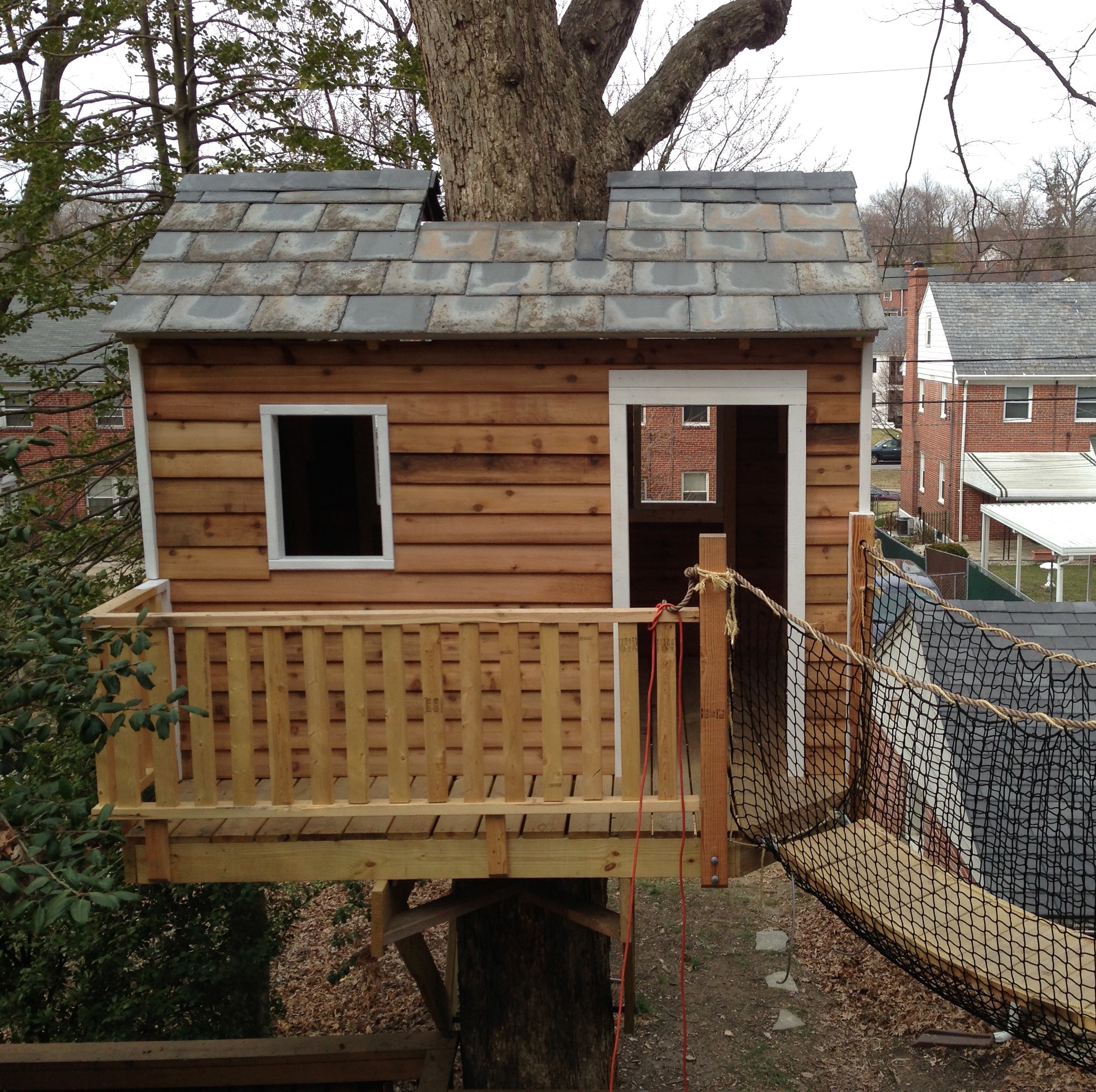 The tree house design, nearly done